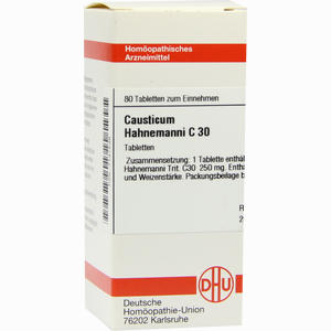 Causticum Hahnemanni C30 Tabletten 80 Stück - ab 0,00 €