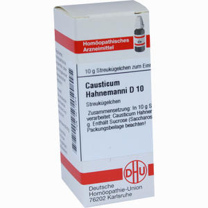 Causticum Hahnemanni D10 Globuli 10 g - ab 6,99 €