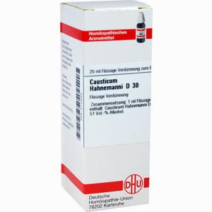 Causticum Hahnemanni D30 Dilution 20 ml - ab 8,41 €