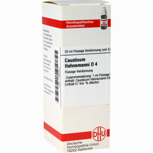 Causticum Hahnemanni D4 Dilution DHU-Arzneimittel GmbH & Co. KG 20 ml - ab 8,74 &euro;