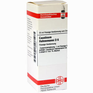 Causticum Hahnemanni D6 Dilution 20 ml - ab 7,45 €