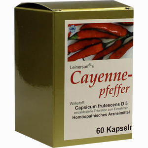 Cayennepfeffer Kapseln 60 Stück - ab 24,85 &euro;