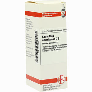Ceanothus Amer D6 Dilution 20 ml - ab 8,88 €
