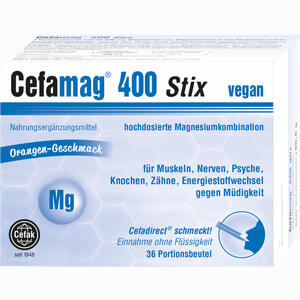 Cefamag 400 Stix 36 Stück - ab 10,34 €