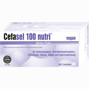 Cefasel 100 Nutri Selen- Tabs Tabletten 2 x 100 Stück - ab 30,31 €