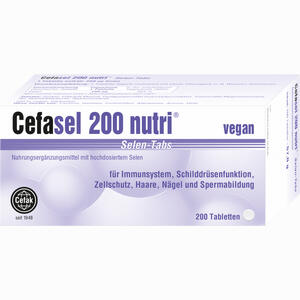 Cefasel 200 Nutri Selen- Tabs Tabletten 200 Stück - ab 48,21 €