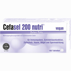 Cefasel 200 Nutri Selen- Tabs Tabletten 100 Stück - ab 25,67 €