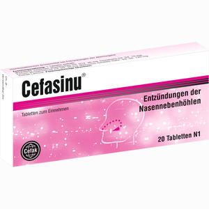 Abbildung von Cefasinu Tabletten 20 Stück Abbildung von Cefasinu Tabletten 20 Stück