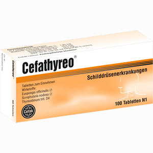 Cefathyreo Tabletten 100 Stück - ab 15,29 €