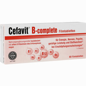 Abbildung von Cefavit B- Complete Filmtabletten 60 Stück