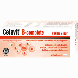 Cefavit B- Complete Hartkapseln 60 Stück - ab 11,47 €
