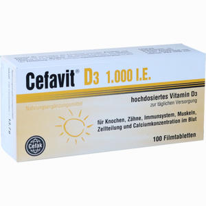 Cefavit D3 1.000 I.e. Filmtabletten 100 Stück - ab 5,63 €