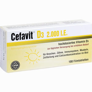 Cefavit D3 2.000 I.e. Filmtabletten 100 Stück - ab 10,93 €