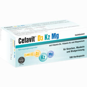 Cefavit D3 K2 Mg Hartkapseln 100 Stück - ab 24,71 €