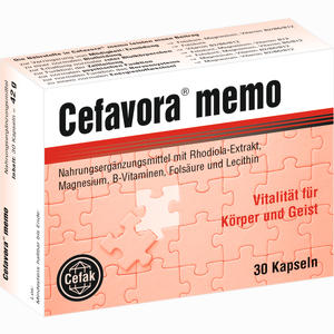 Cefavora Memo (weichgelatinekapseln)  30 Stück Cefavora Memo (weichgelatinekapseln)  30 Stück