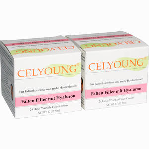 Celyoung Falten Filler mit Hyaluron Creme 100 ml - ab 23,85 €