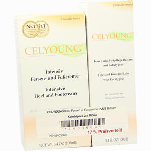 Celyoung Intensiv Fersen Fusscreme+balsam 2x100ml Kombipackung 1 Stück - ab 23,90 €