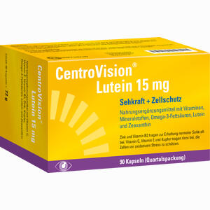 Centrovision Lutein 15 Mg Kapseln 90 Stück