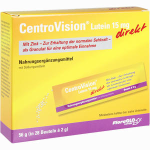 Centrovision Lutein 15mg Direkt Granulat 28 Stück - ab 0,00 €