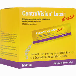 Centrovision Lutein Direkt Granulat 3 x 28 Stück - ab 38,57 €