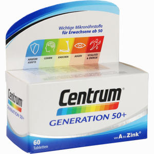 Centrum Generation 50+ Tabletten 60 Stück - ab 20,73 €