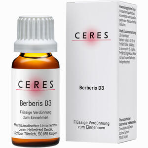Ceres Berberis D3 Dilution 20 ml - ab 10,61 €