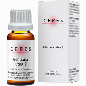 Ceres Gentiana Lutea Urtinktur Tropfen 20 ml - ab 17,57 €