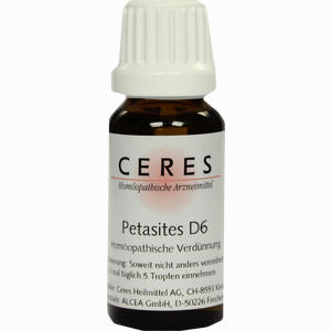 Ceres Petasites D6 Dilution 20 ml - ab 11,13 €