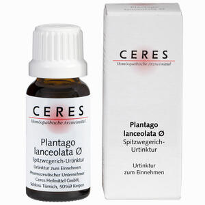 Ceres Plantago Lanceolata Urt. Tropfen 20 ml - ab 0,00 €