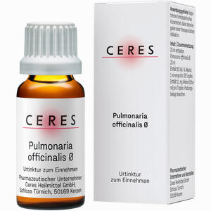 Ceres Pulmonaria Officinalis Urtinktur 20 ml - ab 22,62 €