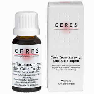 Ceres Taraxacum Comp. Leber- Galle Tropfen 20 ml - ab 17,29 €