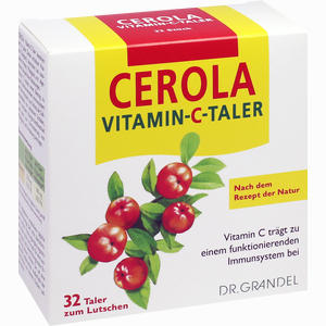 Cerola Vitamin- C- Taler Grandel  32 Stück - ab 12,49 €
