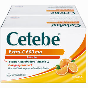 Cetebe Extra- C 600mg Kautabletten  120 Stück - ab 15,71 €