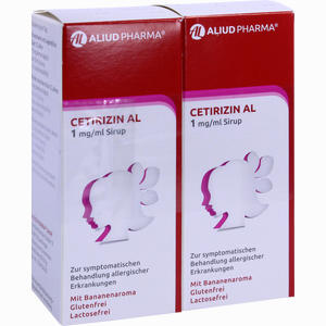 Abbildung von Cetirizin Al 1mg/ml Sirup  2 x 75 ml Abbildung von Cetirizin Al 1mg/ml Sirup  2 x 75 ml