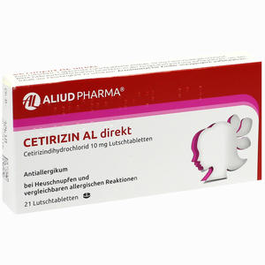 Cetirizin Al Direkt Lutschtabletten 21 Stück - ab 3,75 €