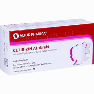 Cetirizin Al Direkt Lutschtabletten 49 Stück - ab 6,14 €