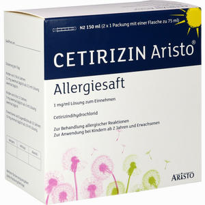 Cetirizin Aristo Allergiesaft 1 Mg/ml  150 ml Cetirizin Aristo Allergiesaft 1 Mg/ml  150 ml