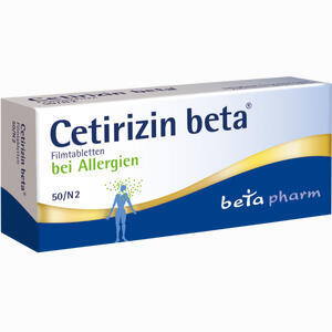 Cetirizin Beta Filmtabletten 50 Stück - ab 4,42 €