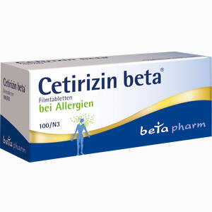 Cetirizin Beta Filmtabletten 100 Stück - ab 7,16 €