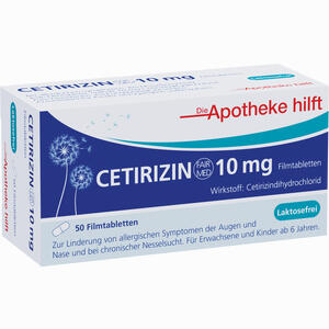 Cetirizin Fair- Med Healthcare 10 Mg Filmtabletten  50 Stück - ab 3,49 &euro;