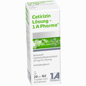 Cetirizin Lösung - 1 A Pharma  20 ml - ab 0,00 €