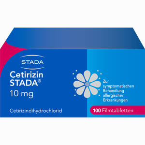 Cetirizin Stada 10mg Filmtabletten 100 Stück - ab 11,37 €