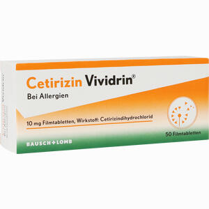 Cetirizin Vividrin 10mg Filmtabletten  50 Stück