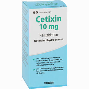 Cetixin 10mg Filmtabletten 50 Stück - ab 4,01 &euro;