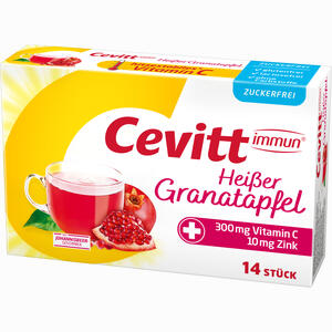 Cevitt Immun Heißer Granatapfel zuckerfrei Granulat 14 Stück - ab 3,61 €