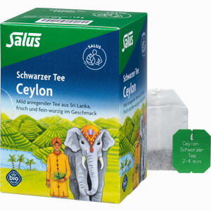 Ceylon Schwarzer Tee Bio Salus Filterbeutel 15 Stück - ab 2,55 €