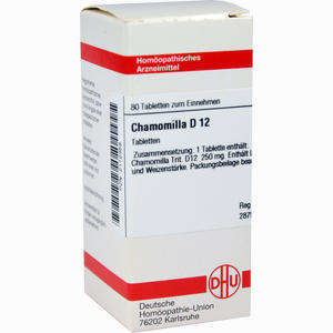Chamomilla D12 Tabletten 80 Stück - ab 8,01 €