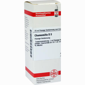 Chamomilla D3 Dilution 20 ml - ab 10,96 €