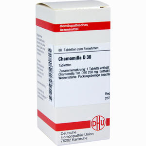 Chamomilla D30 Tabletten 80 Stück - ab 0,00 €