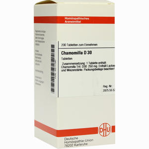 Chamomilla D30 Tabletten 200 Stück - ab 0,00 €